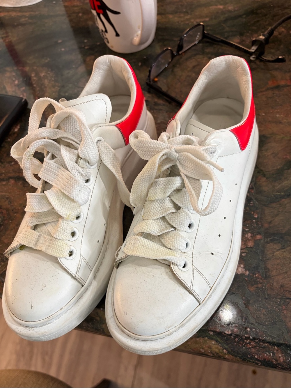 Alexander McQueen Leather Sneakers size 39